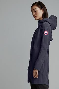 Chamarras Canada Goose Mujer México - Salida Chubasquero Azul Marino ZT2041367